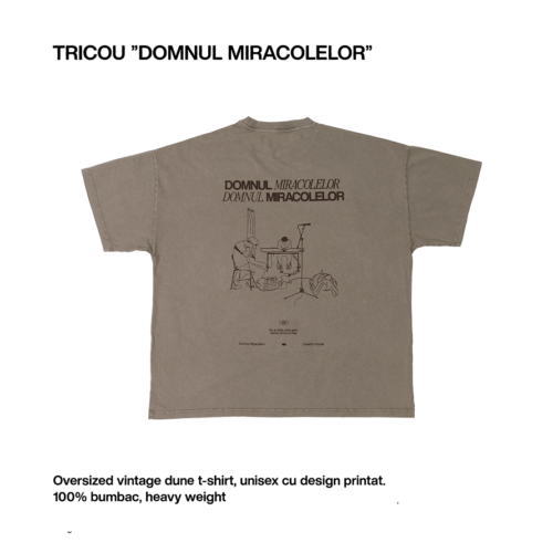 Tricou Bej "Domnul Miracolelor''