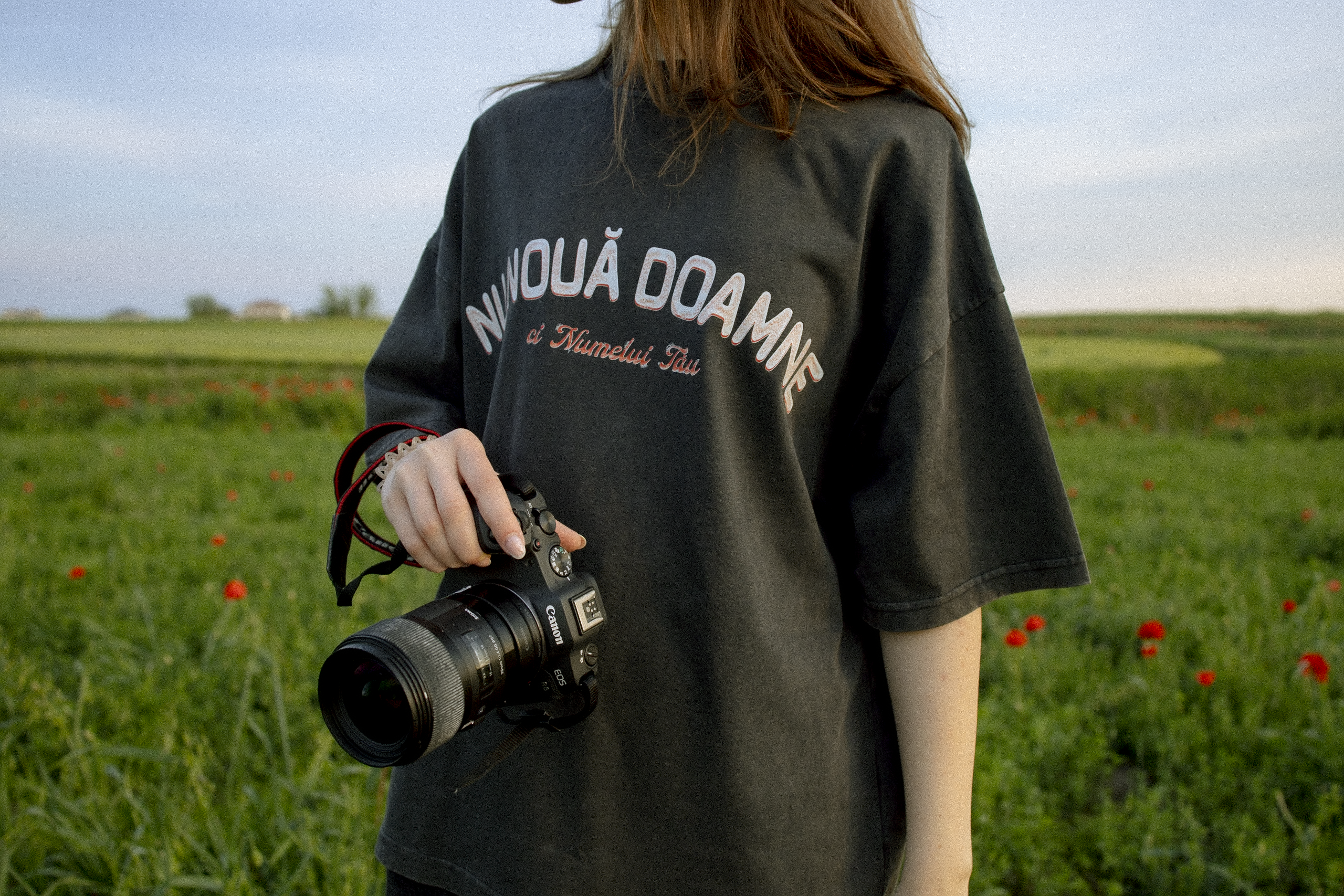 Tricou Vintage Black "Generația mea" Boxy Fit - imagine 3