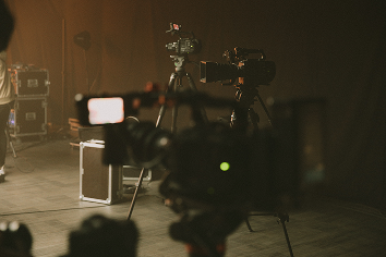 Cameras in a studio